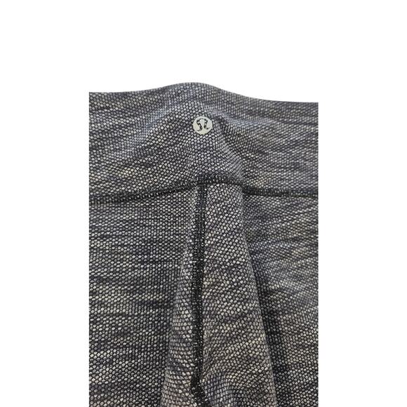 Lululemon Wunder Under Cropped Pant Coco Pique Black White Leggings Women’s 4 - Picture 3 of 7